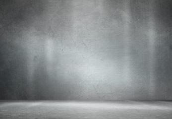 gray metal room