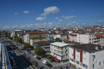 Fototapeta premium Sultanbeyli City in Istanbul.