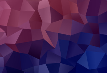 Dark Purple, Pink vector background in polygonal style.