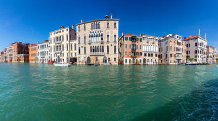 Venice. Panorama of the Grand Canal.