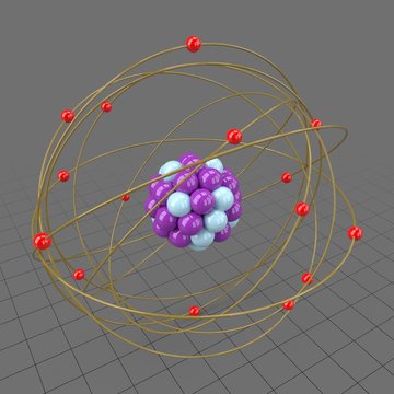 Stylized atom