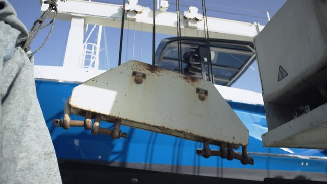 Portalkran Befestigung Yacht - Gantry cran attachment yacht