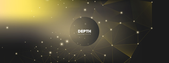 Technology Digital. Big Data Center. Bright 