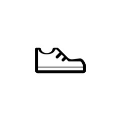 Sport shoe icon. Fitness shoe symbol