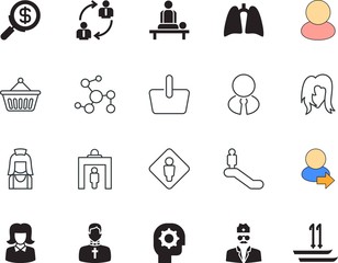 people vector icon set such as: passage, leisure, login, barrier, transparent, system, arrow, science, isometric, action, think, religious, consultant, personal, magnifying, shadow, networking, smile
