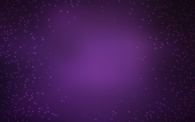 Dark Pink vector pattern with night sky stars. Modern abstract illustration with Big Dipper stars. Best design for your ad, poster, banner.