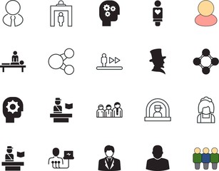 people vector icon set such as: safety, occupation, century, domestic, support, hug, household, users, cardiology, leisure, hair, clean, lincoln, character, chart, public, data, isometric, america