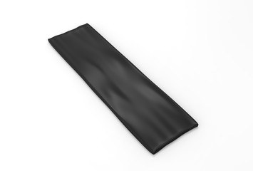 Blank Cooling Towel For Branding And Mock up. 3d render illustration.