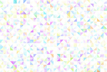 Light vector layout with lines, triangles.