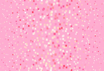 Light Pink, Yellow vector background in polygonal style.