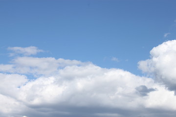 blue sky with clouds