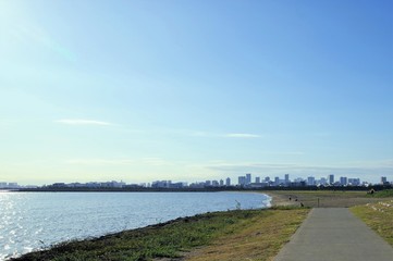 Fototapeta premium 東京ベイエリアの都市景観