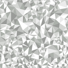 Silver polygonal mosaic background, design templates triangle bright background. Triangular low poly. Polygonal illustration.