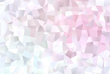 Light Pink, Yellow vector pattern in square style.