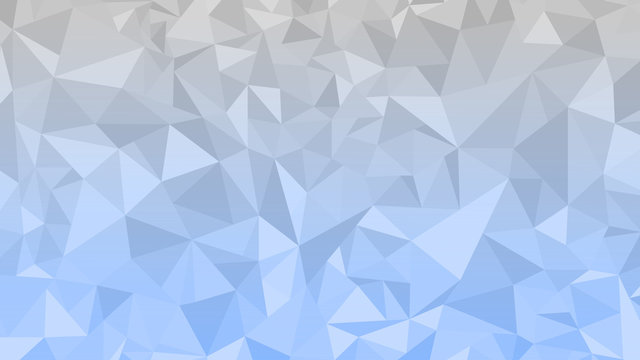 Triangle soft background. Blue ang silver. Triangular low poly, mosaic pattern background. polygonal illustration graphic, origami style with gradient