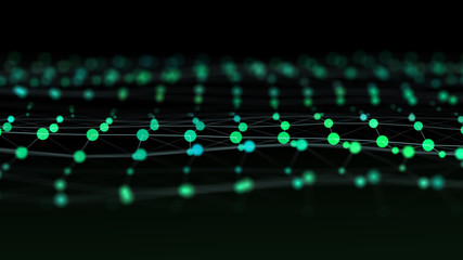 Abstract technology and science mirror background.