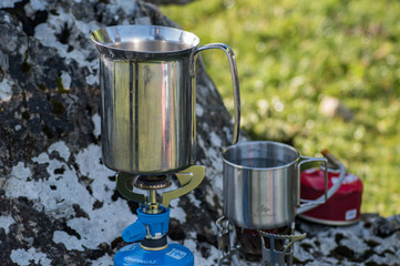 Camping stoves and cookware