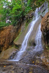 Fototapeta premium Sai Yok Noi Waterfall at Kanchanaburi Thailand