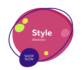 Geometric abstract badge