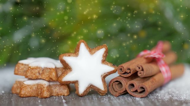 Video - Weihnachten - Schnee - Zimt - Textfreiraum