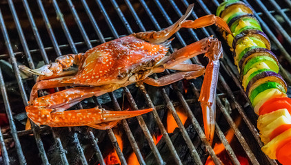 Crab Barbecue grill