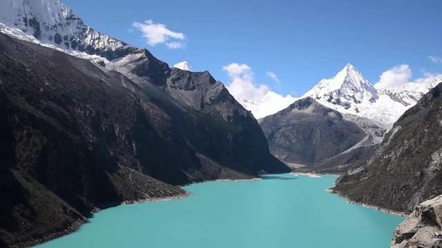 Laguna Paron in Huscaran National Park in Peru