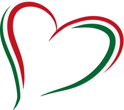 Stay together - EU - Italy - nation of europe, flag as a heart, Rome, travel in the capital of italy, football, champion