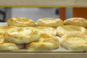 Tandyr nan or lepeshka, tarditional asian bread