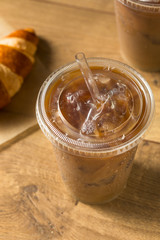 Sweet Iced Almond Milk Coffee