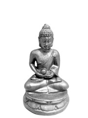 buddha statue isolated on white background