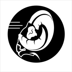 goat logo icon design vector