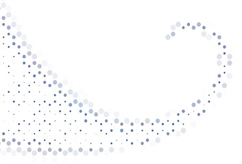 Light backdrop with dots.