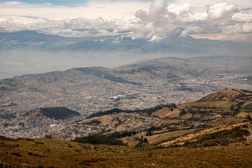 Quito from the Pichincha volcano