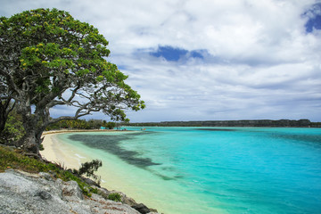 Lekiny Bay on Ouvea Island, New Caledonia.