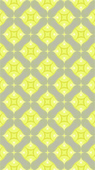 Ornate geometric pattern and abstract colored background