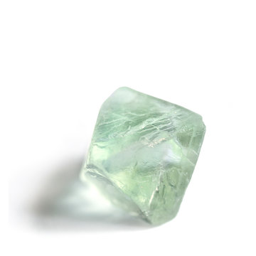 fluorite isolated on white background
