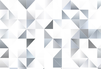 Light vector template with crystals, triangles.