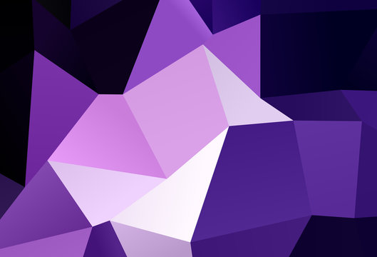 Dark Purple, Pink vector background with rectangles. © smaria2015