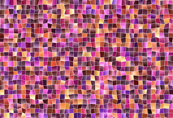 Dark Pink, Yellow vector pattern in square style.
