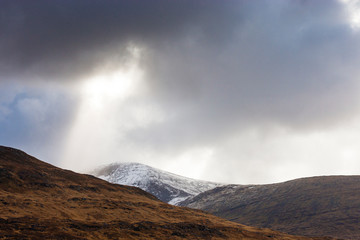 Isle of Mull, Scotland. Dramatic scenery.