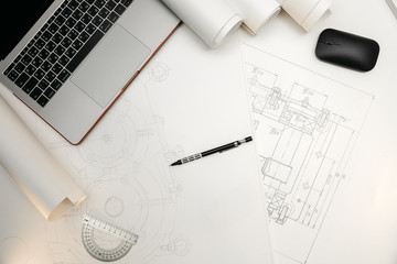 Engineering drawings, protractor, notebook, term paper or diploma project. Applied mechanics