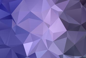 Light Purple vector abstract polygonal template.