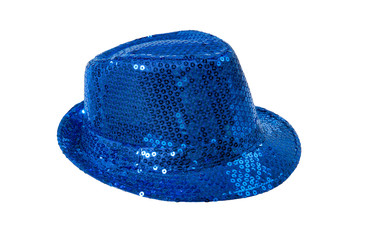 festively shining gold hat