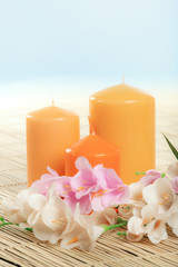 spa still life aromatherapy concept