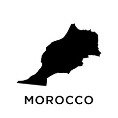 Morocco map vector design template