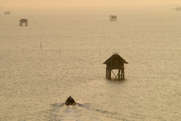 Morning bay Thailand.