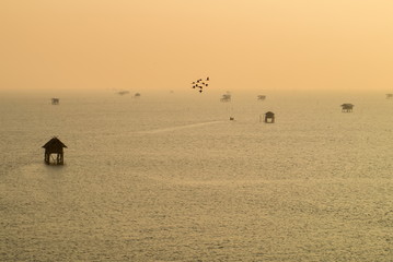 Morning bay Thailand.