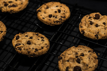 delicious and exquisite freshly baked cookies