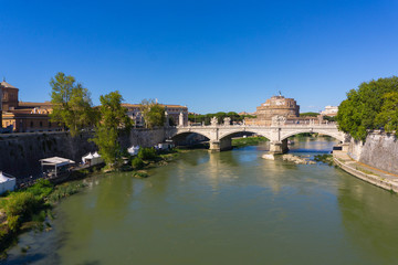 Fototapeta na wymiar Tiber River