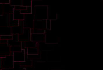 Dark Purple vector template with crystals, rectangles.